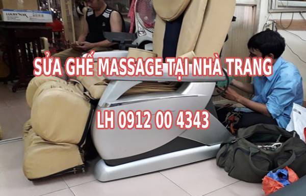 Sửa chữa ghế massage tại Nhà Trang - Khánh Hòa