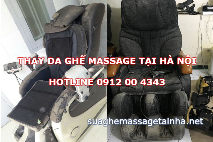 Thay da ghế massage tại Hà Nội